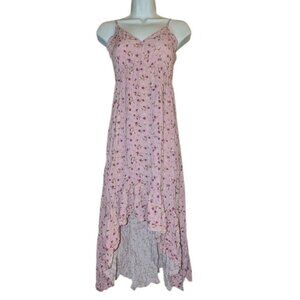 Rue 21 Spaghetti Strap Floral Hi Lo High Low Y2K Sundress Sun Dress